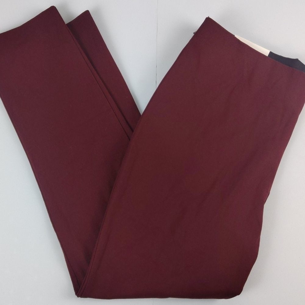 A New Day High Rise Skinny Ankle Pants New Size 2 Burgundy